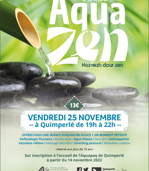Soirée Découverte le 25 Novembre à l’Aquapaq Quimperlé